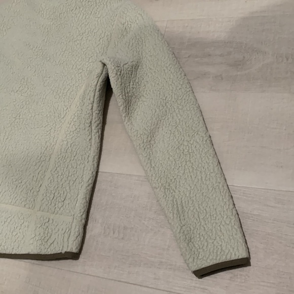 PATAGONIA Women’s 1/4 Quarter Zip Pullover Size Small Wool Tan - Picture 8 of 11